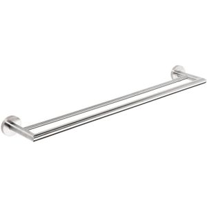 Dubbele Handdoekhouder Sapho X-Steel Hangend 65x5.5 cm Geborsteld RVS Sapho