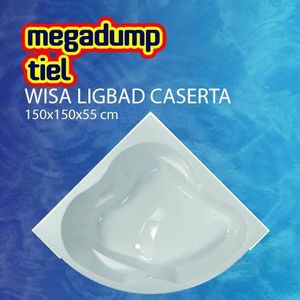 Ligbad Caserta 150X150X55 Cm Wit Wisa