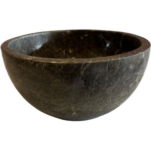 Waskom Sanilux Meza 20 cm Marmer Mokka Brown