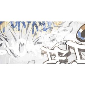 Wandtegels Energieker City Plaster Graffiti 60x120 cm Mat White (Prijs per M2) Energieker
