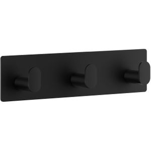 Handoekhaak Multi Smedbo Cube zelfklevend 19.2x4.8 cm Mat Zwart