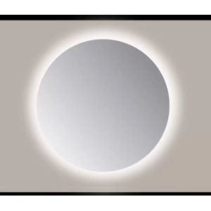 Spiegel Sanicare Q-Mirrors 65x65 cm Rond Met Rondom LED Warm White en Afstandsbediening incl. ophangmateriaal Sanicare
