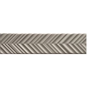 Wandtegel JOS. Dust Decor 5X20 cm Dove 9mm Mat Chevron (Prijs per M2)