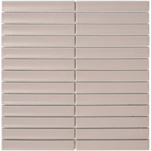 Mozaïek Sevilla Kit-Kat 29.6x29.9 cm Geglazuurd Porselein, Mat Vintage Pink (Prijs per 0.89 M2)