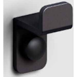 Handdoekhaak Clou Fold 3,7 x 1,8 cm Mat Zwart