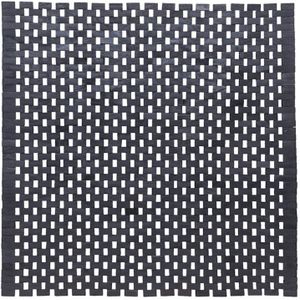 Sealskin Woodblock - Badmat 60x60 cm - 100% gerecycled hout - Teak Zwart