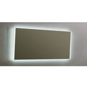 Spiegel Sanilux Mirror Infinity 160x80x4,5 cm Aluminium met LED Verlichting en Spiegelverwarming Sanilux