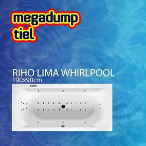 Ligbad Lima 190X90X46 Cm Sportpakket Deluxe Whirlpool Riho