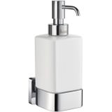 Smedbo - Ice SoftCube - Zeepdispenser - Chroom/Porselein - 350ml