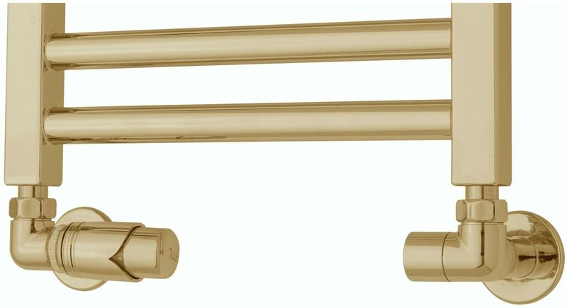 TVS - Ventile 221 - Zij-Aansluitset - Goud - Axiaal