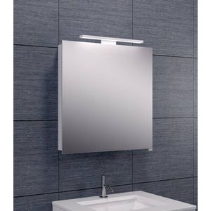 Spiegelkast Met Led Verlichting 60X60 Aluminium