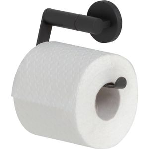 Tiger Noon - Wc rolhouder zonder klep - Toiletrolhouder - Zonder boren met TigerFix (apart verkrijgbaar) - Zwart