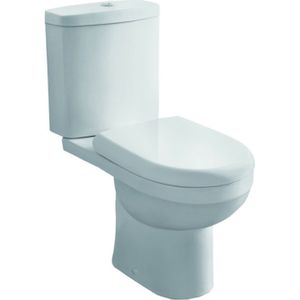 Duoblok VM Cobra Compleet Staand Toilet (AO) Met Softclose Zitting en Spoelbak Go by Van Marcke