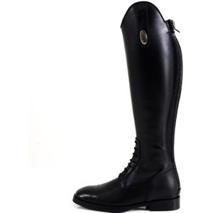 DeNiro Soft Glattleder Reitstiefel schwarz