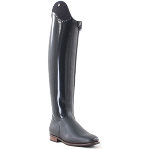 DeNiro Raffaello Reitstiefel brushed blue Top Stardust mit GlaskristallLochmuster Damen