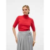 VERO MODA VMFANTASTIC 2/4 Rollneck Pullover GA Boo, salsa, XS