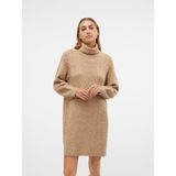 Vmjupitercable - Korte Jurk - Gebreide Jurk - Rolkraag - Lange Mouwen