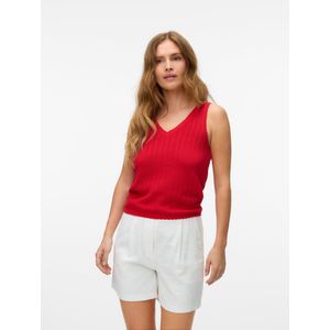 Vmluxlight - Gebreide Pullover - Mouwloos - V-Hals - Regular Fit