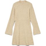 Awlina - Korte Jurk - Gebreide Jurk - Hoge Hals - Lange Mouwen - Regular Fit