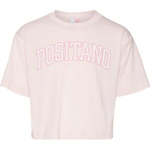 VERO MODA - T-shirt - Wit - Katoen - Oversized Cropped Fit