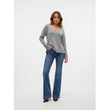 Vmselina - High Rise Flared Fit Jeans - Blauw - Katoen