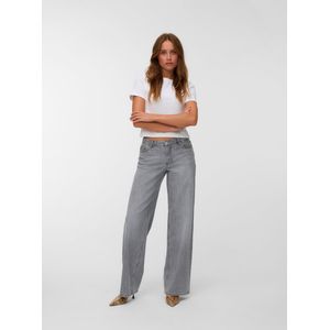 Vmfaye - Wide Fit Jeans - Stonewash - Low Rise - Wide Leg Fit