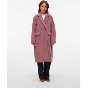 Vmlelea - Jas - Lang - Omkeerbaar - Knoopsluiting met Dubbele Knopenrij