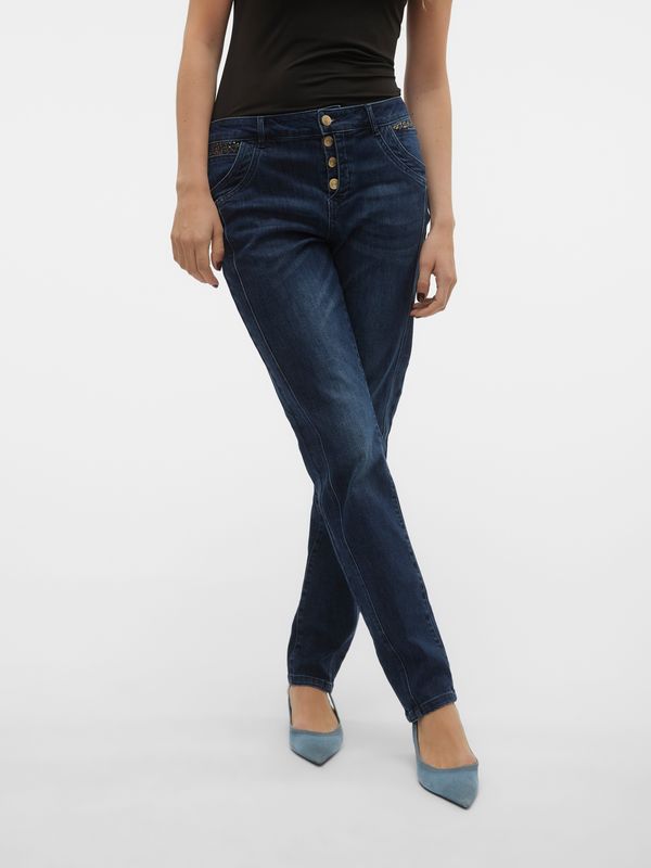 Vmmine Mid Rise Straight Fit Jeans