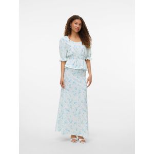 Vmsomya - Peplum Top - Blouse - U-Hals - 2/4 Mouwen - Regular Fit