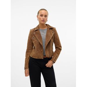 Vmroycealice - Jas - Biker Kraag - Lange Mouwen - Asymmetrische Ritssluiting