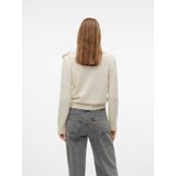 VERO MODA - Adia - Trui - Ecru - Gerecycled Materiaal