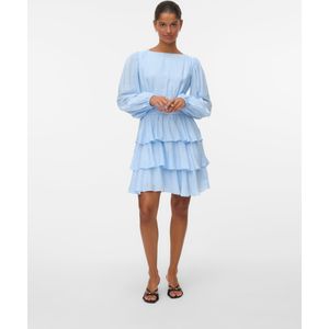 Vmlise - Korte Jurk - Midi - Zwart - Lange Mouwen - Regular Fit