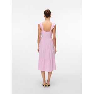 Vmlinn - Midi-jurk - Blousejurk - Mouwloos - Vierkante Hals - Regular Fit