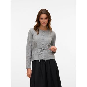 Vest - O-hals - Lange Mouwen - Knoopsluiting - Regular Fit