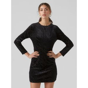 Vmsini - Korte Jurk - Feestjurk - V-Hals - Lange Mouwen - Regular Fit