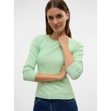 Basic Top - O-hals - Lange Mouwen - Katoen - Tight Fit