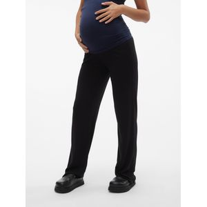 Broek - Wijde Pijpen - Regular Fit - Zwart - Katoen