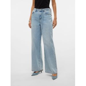 Vmwien Mid Rise Wide Leg Fit Jeans
