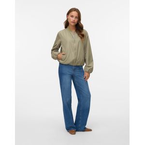 Vmlee - Jas - Kort - O-hals - Lange Mouwen - Ritssluiting - Volledig Gevoerd