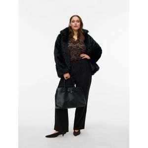 Vmcmonroe - Jas - Synthetisch Bont - Hoge Opstaande Kraag - Lange Mouwen