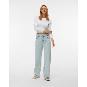 Vmrancy - Wide Fit Jeans - Stonewash - Mid Rise - Wide Leg Fit