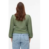 Vmcflower - Blouse - O-hals - Lange Mouwen - Ballonmouwen - Regular Fit