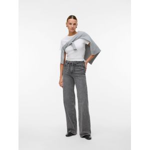 Vmtessa - High Rise Wide Leg Fit Jeans - Stonewash - Wide Fit
