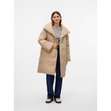 Vmlilah - Puffer Jacket - Licht Gevoerde Jas - V-Hals - Drukknoopsluiting