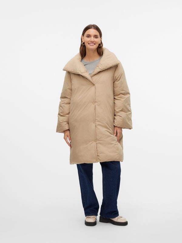 Vmlilah - Puffer Jacket - Licht Gevoerde Jas - V-Hals - Drukknoopsluiting
