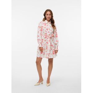 Vmaya - Korte Jurk - Bloemenprint - Lange Mouwen - Regular Fit