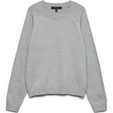 Gebreide Pullover - O-hals - Lange Mouwen - Glitterdetail - Regular Fit