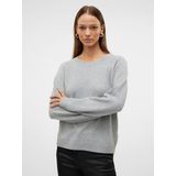 Gebreide Pullover - O-hals - Lange Mouwen - Glitterdetail - Regular Fit
