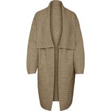 Vmliv - Gebreid Vest - V-Hals - Lange Mouwen - Lang