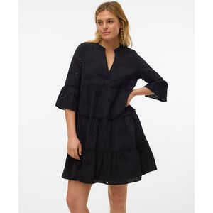 Vmdicthe - Tuniek - Blouse - V-Hals - 3/4 Mouwen - Geborduurd Detail